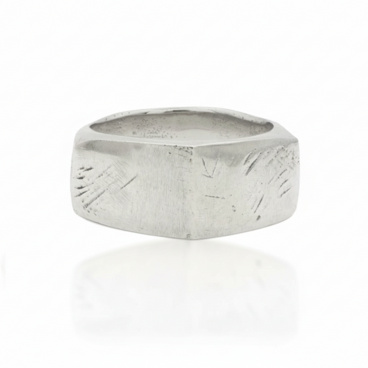 Silver Jumbo Gracia Ring – Sterling Silver Statement Band