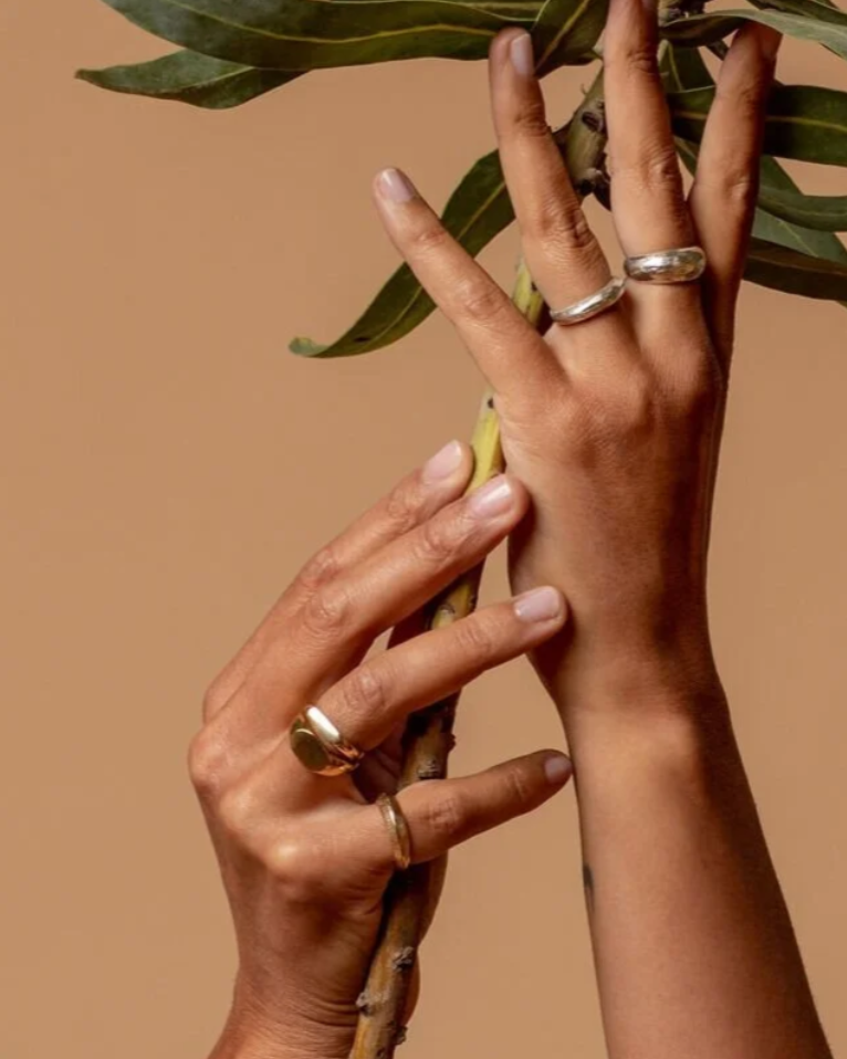 Silver Nairobi Knife Edge Ring – Sterling Silver Stacking Band