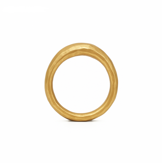 Bronze Ellipse Band Stacking Ring