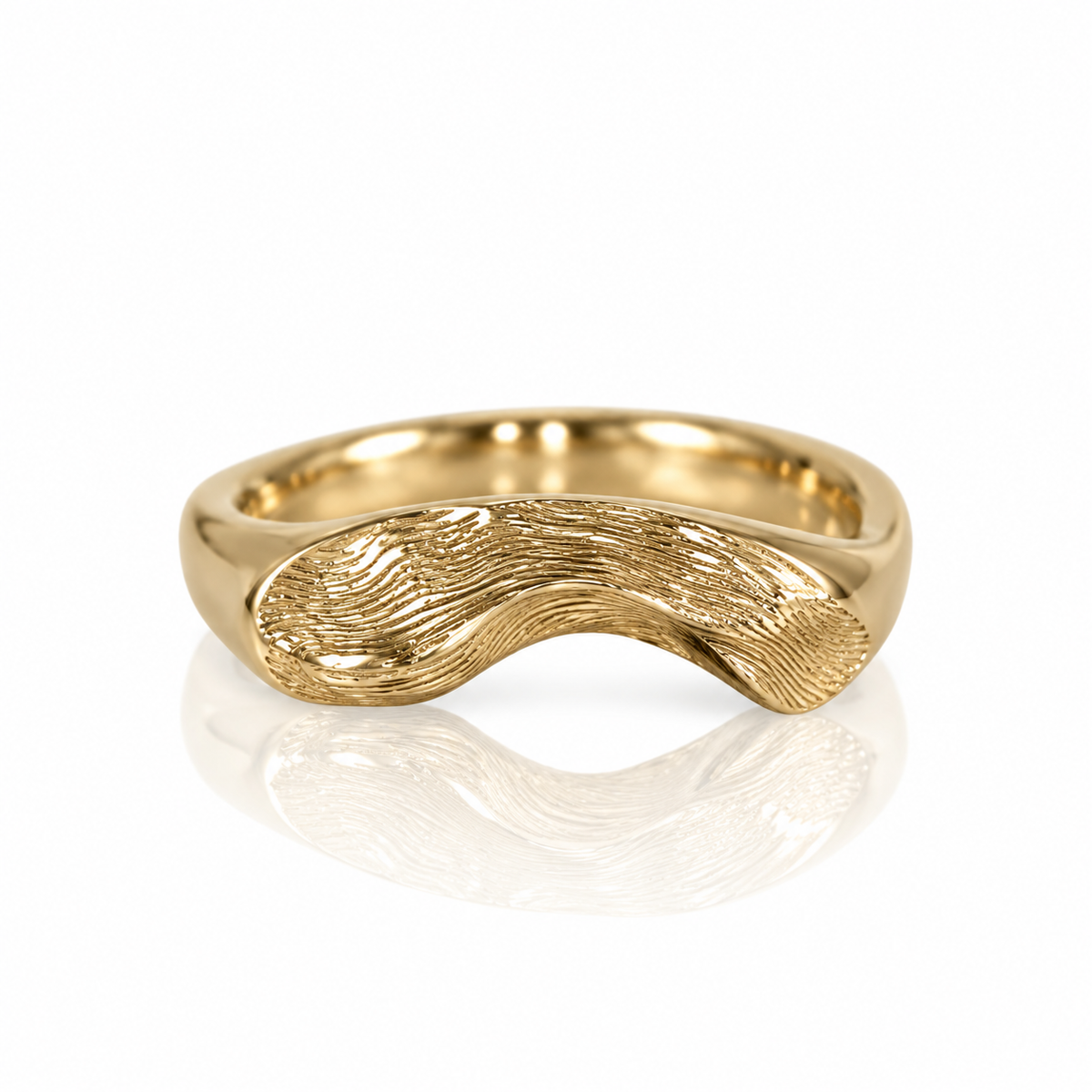 Sandia Mountain Hug Ring - 14k Gold
