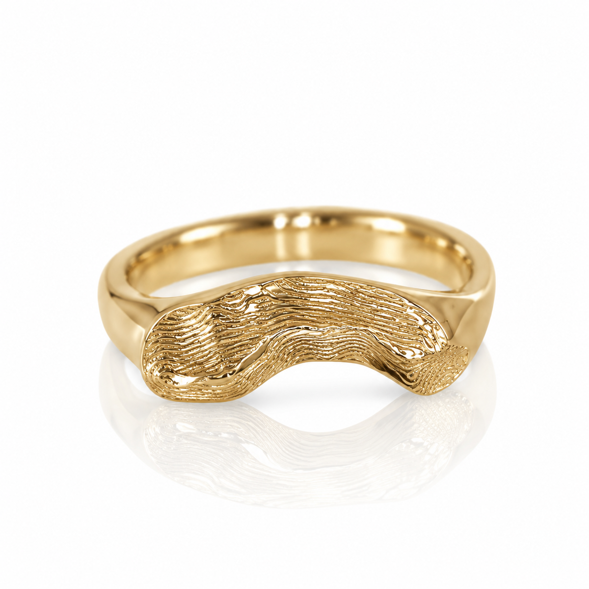 Sandia Mountain Hug Ring - 14k Gold