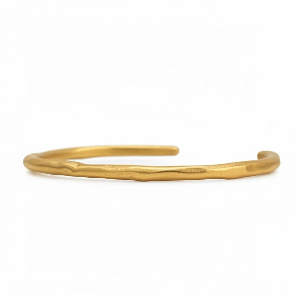 Bronze Narrow Cuff Bracelet