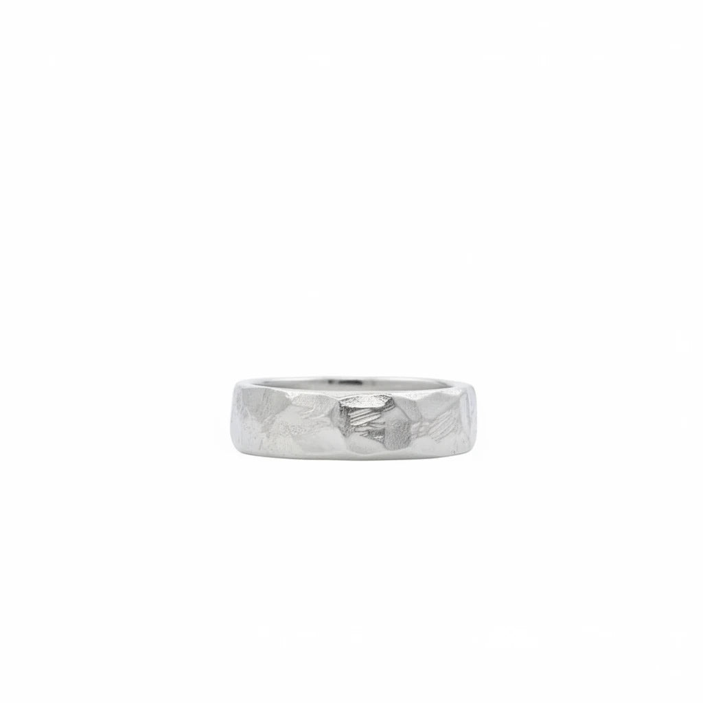 Sterling Silver Carved Band Ring