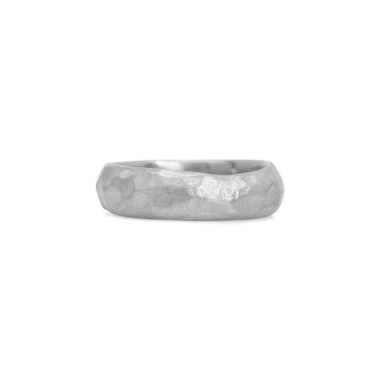 Sterling Silver Erosion Band Ring