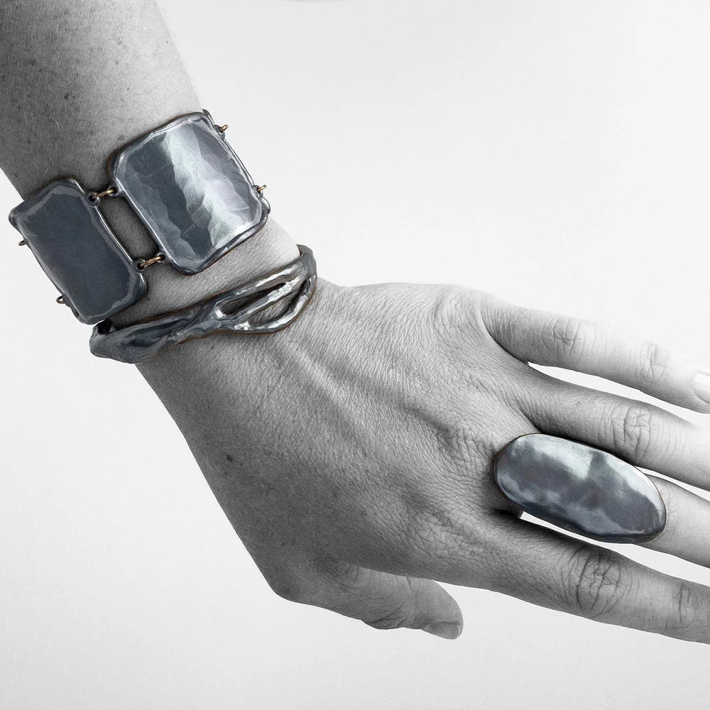 Branchy Cuff Bracelet - Bronze