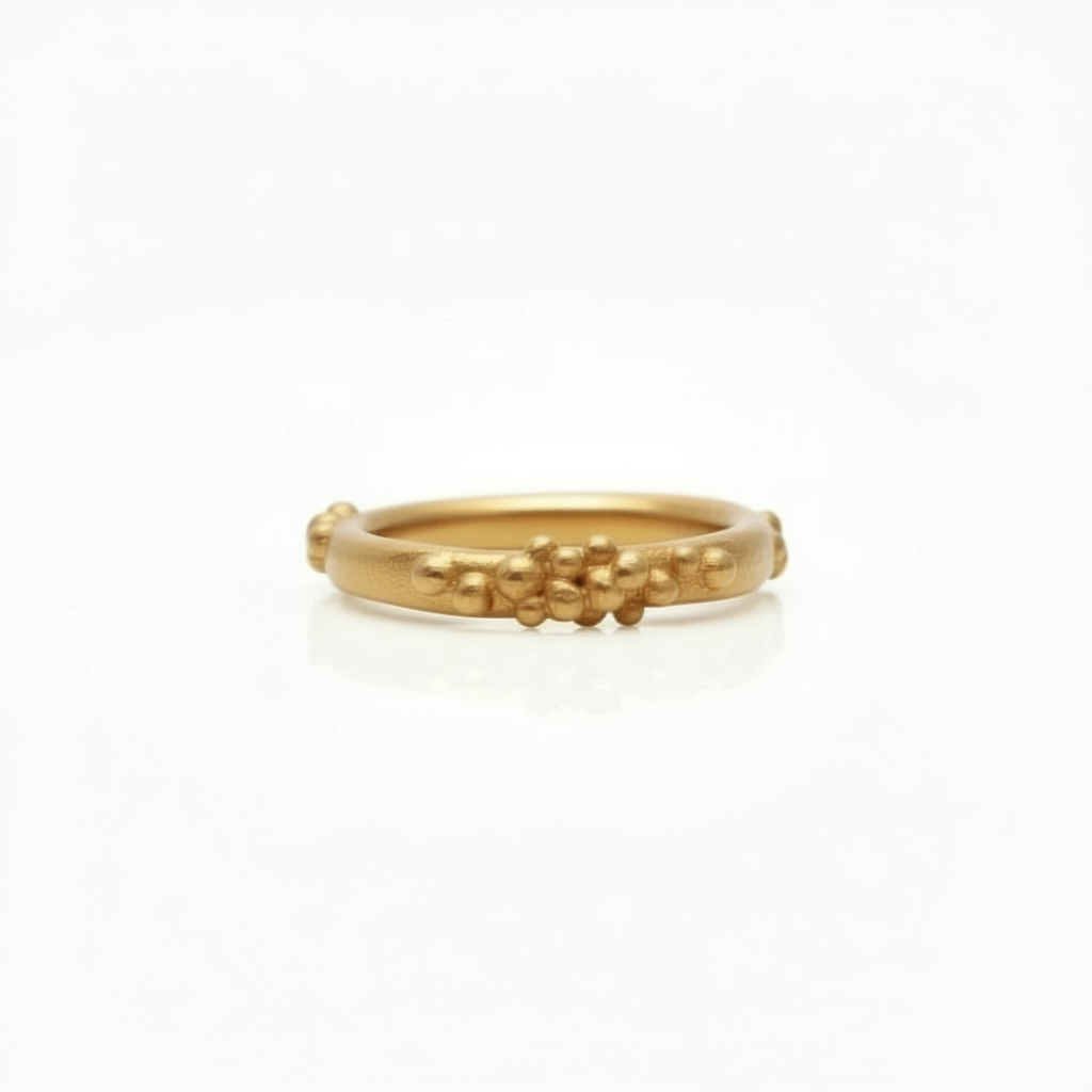 Bronze Triple Cluster Stacking Ring