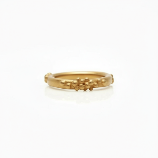 Bronze Triple Cluster Stacking Ring