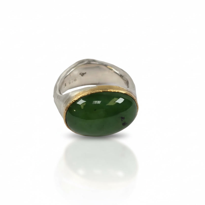 Siberian Jade Shine Ring