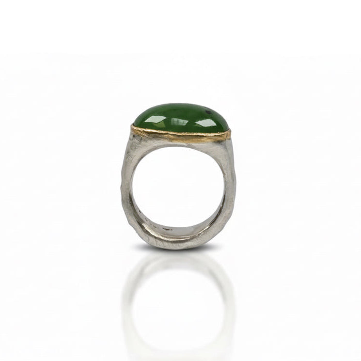 Siberian Jade Shine Ring