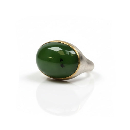 Siberian Jade Shine Ring