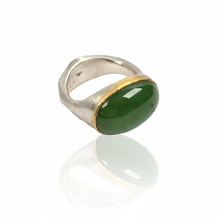 Siberian Jade Shine Ring