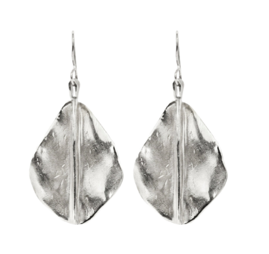 Silver Ridge Fan Earrings