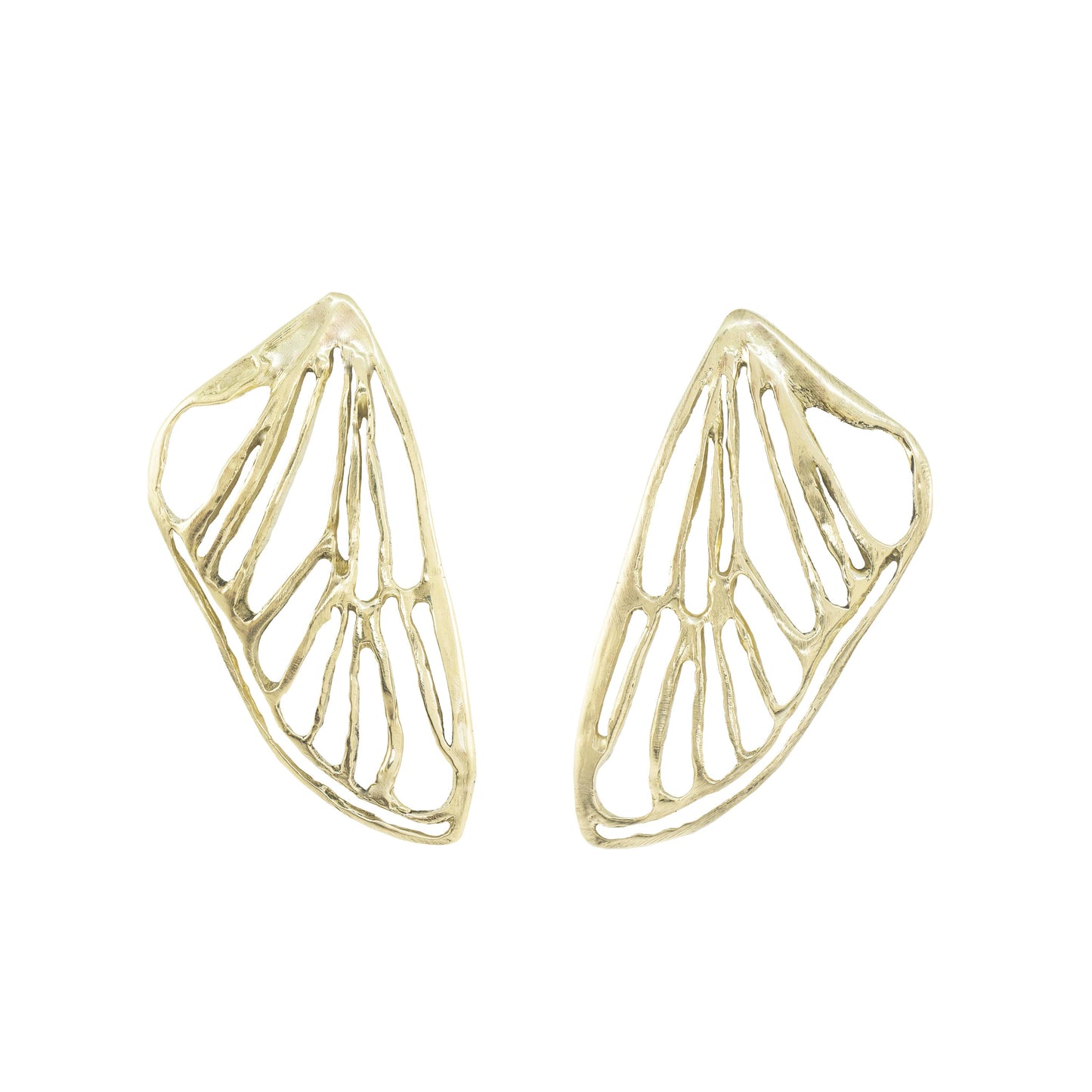 Petite Cicada Wing Earrings - Sterling Silver or 14k Gold Plated