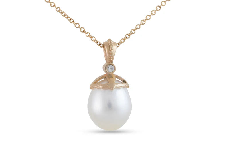 Atlantis South Sea Pearl Necklace-Gold