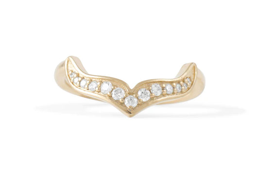 Mermaid Tail Diamond ring