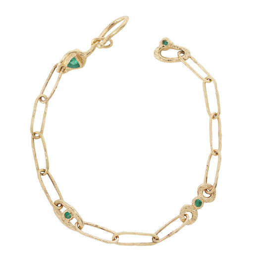 Unorthodox Paper Clip Chain Bracelet