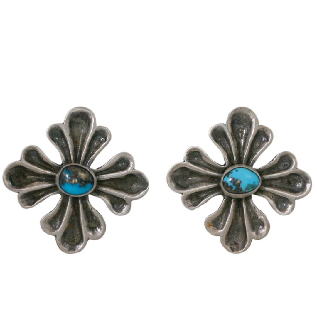 Floracruz Earrings with Turquoise