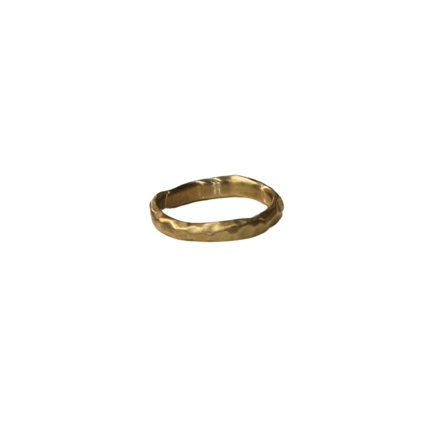 Narrow Carved Bronze Band