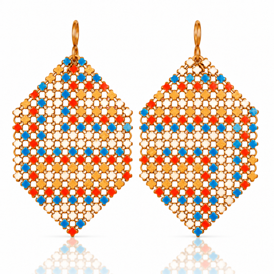 Verano Vintage Mesh Earrings