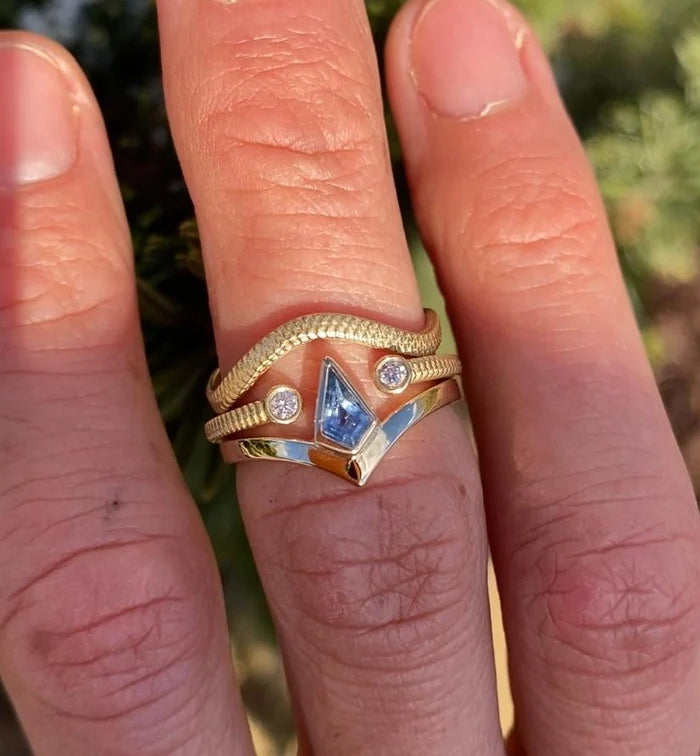 Kite Montana Sapphire Ring - 14K Gold