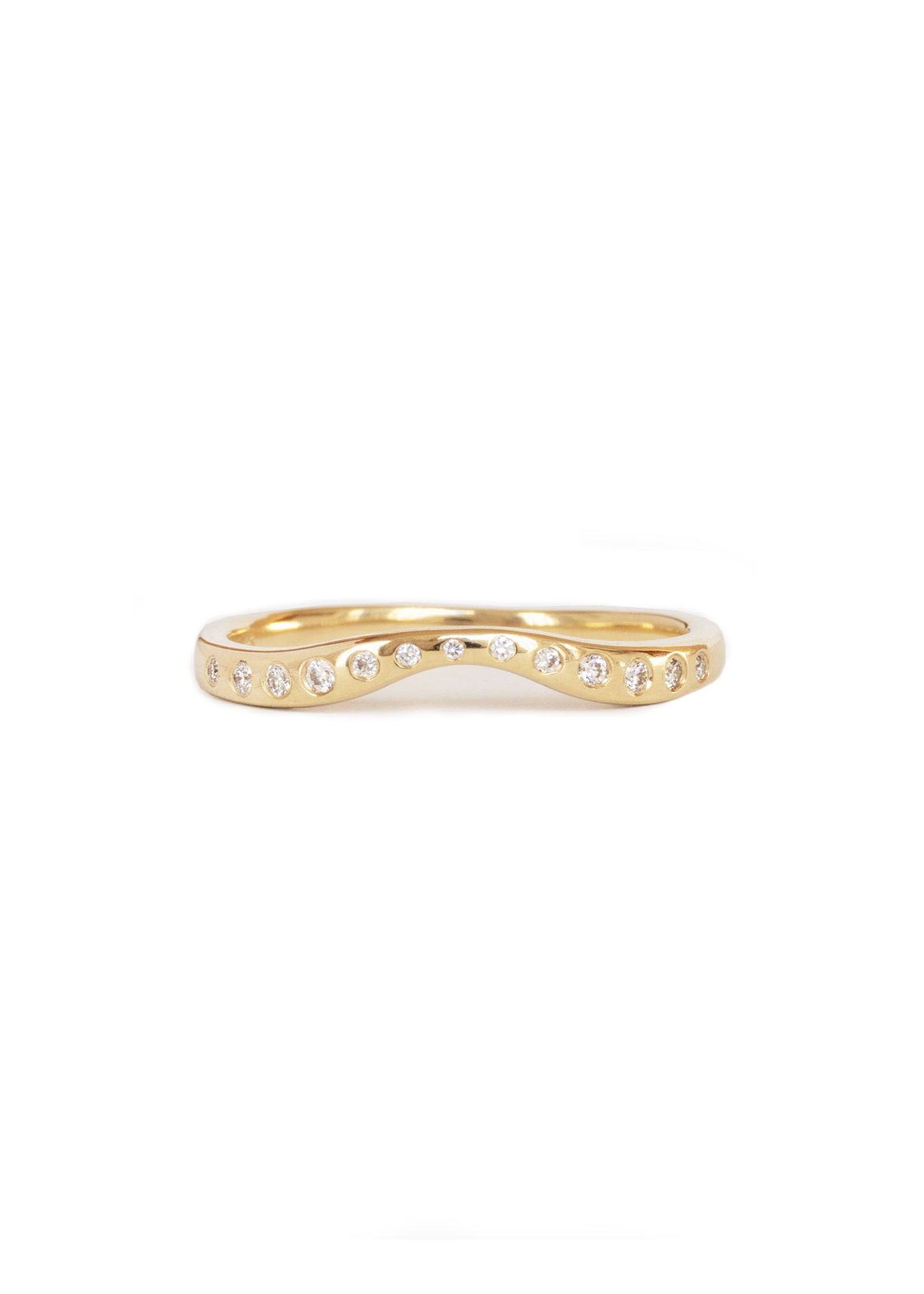 Thin Lana Diamond Band - 14k Gold