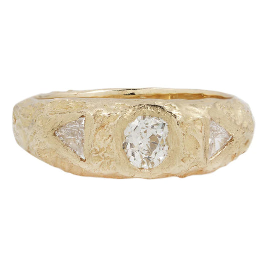 Monolithic Diamond Ring