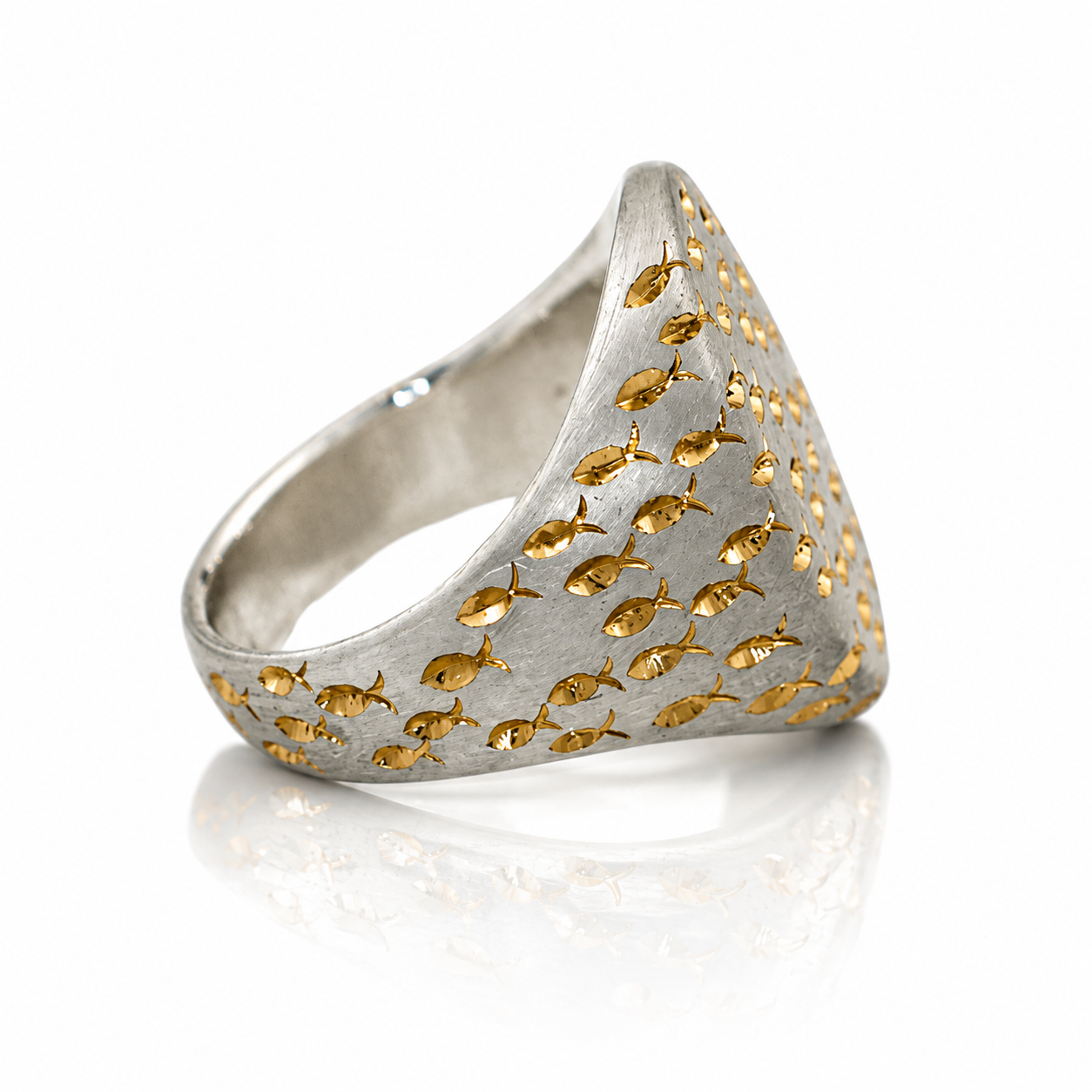 School of Fish Signet Ring