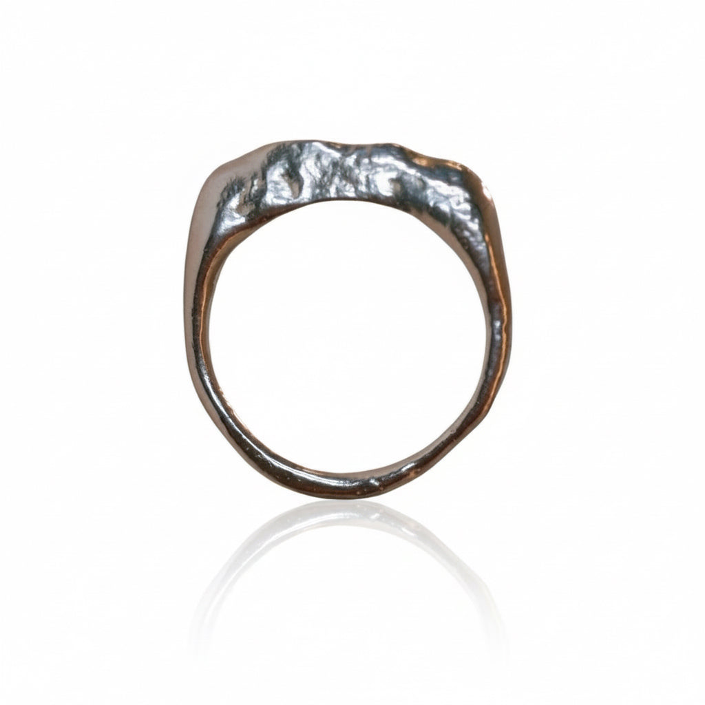 Canyon Ring • Sterling Silver • Sculptural Band