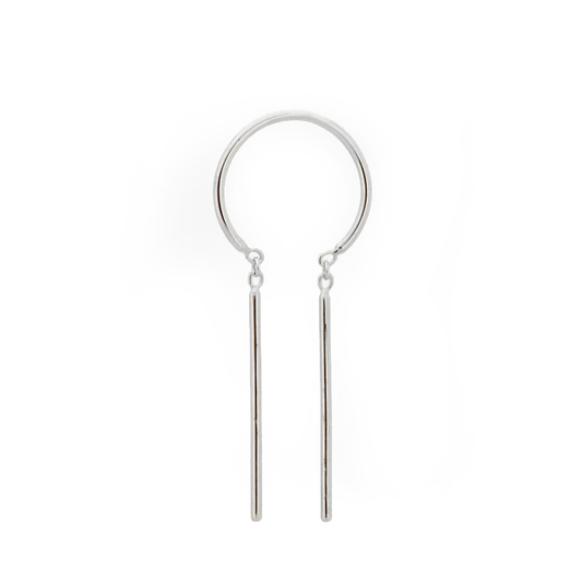 Chime Earring - Sterling Silver  •Single Earring