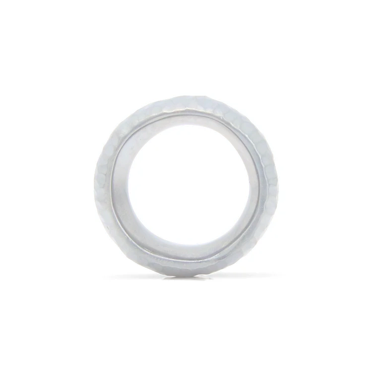 Wide Tidelines Band - Sterling Silver