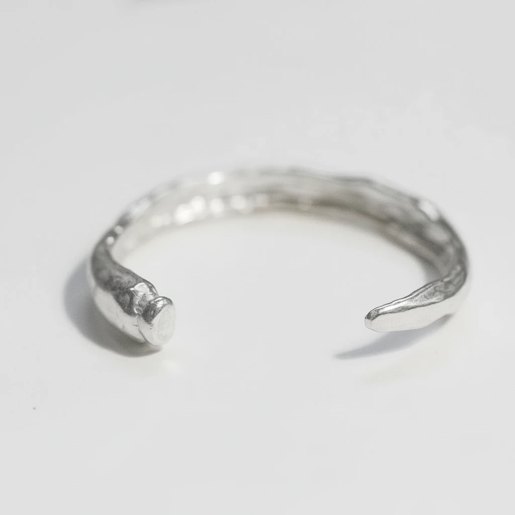 Diablo Cuff – Hand Cast Sterling Silver