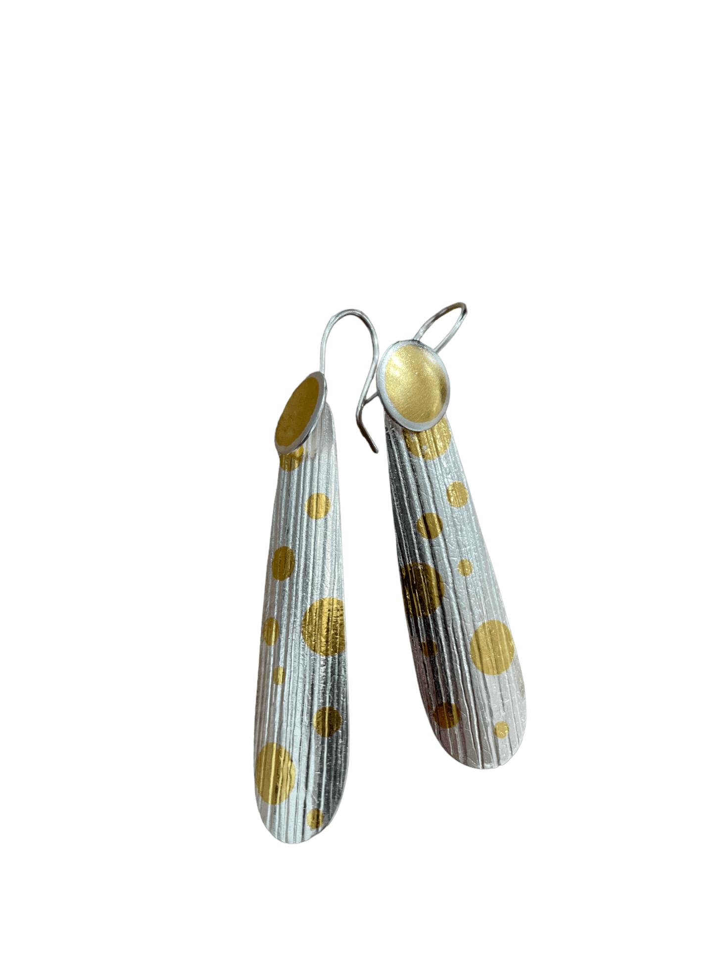 Dots and Lines Teardrop Dangle