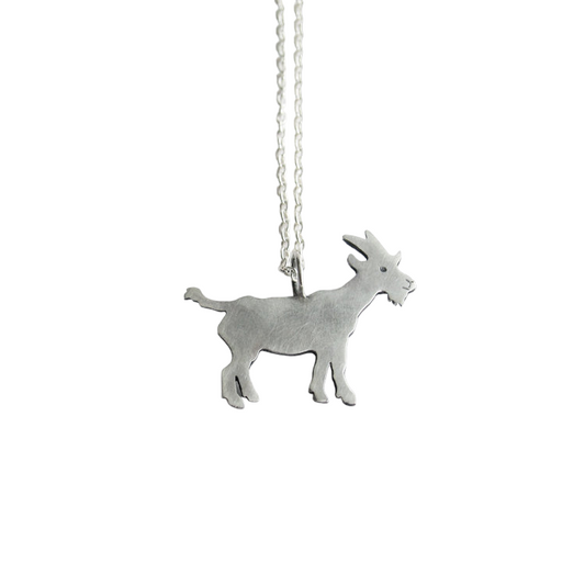 Double Sided Goat Necklace