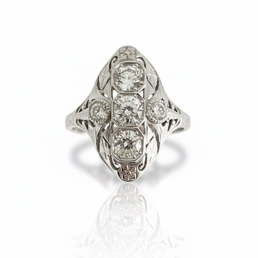 Estate Ring 1 - 18k White Gold