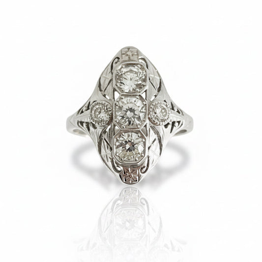 Estate Ring 1 - 18k White Gold