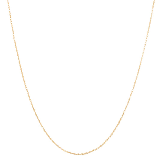 10k Yellow Gold Rope Chain Necklace