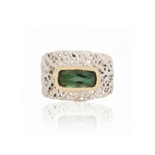 Tourmaline Adjustable Litter-Fall Ring VI