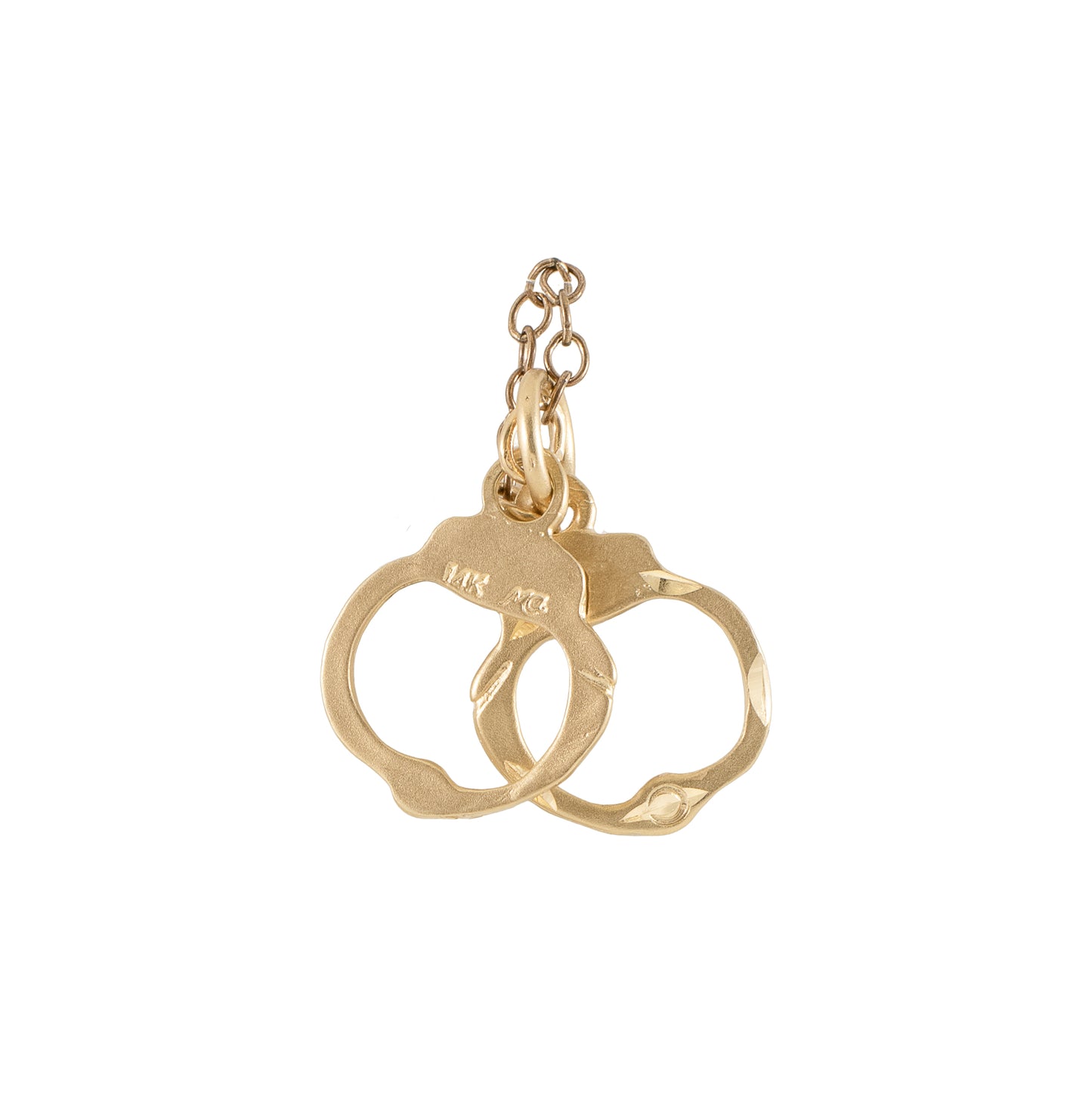 Handcuff Pendant - 14k Yellow Gold - Michael Anthony Vintage Estate