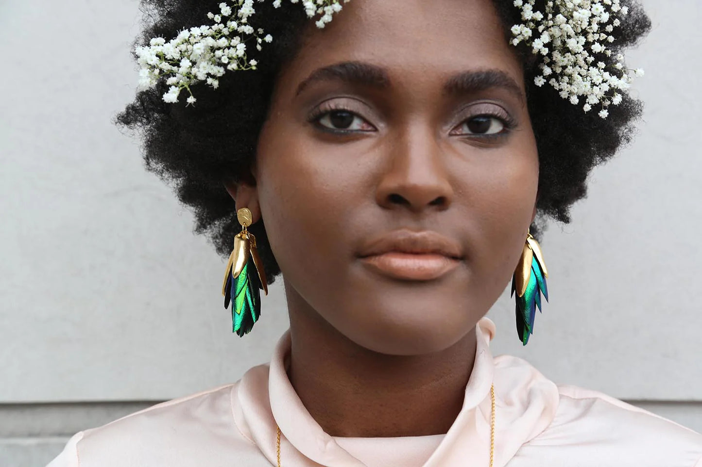 I Can See the Light Earrings – Beetle Wings