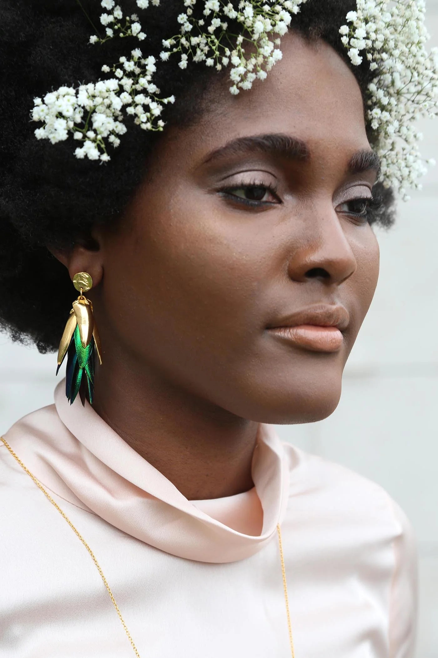 I Can See the Light Earrings – Beetle Wings