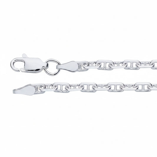 Anchor Link Chain Necklace - Sterling Silver Bold Link Chain