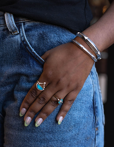 The Pave Alba Ring - 14k gold