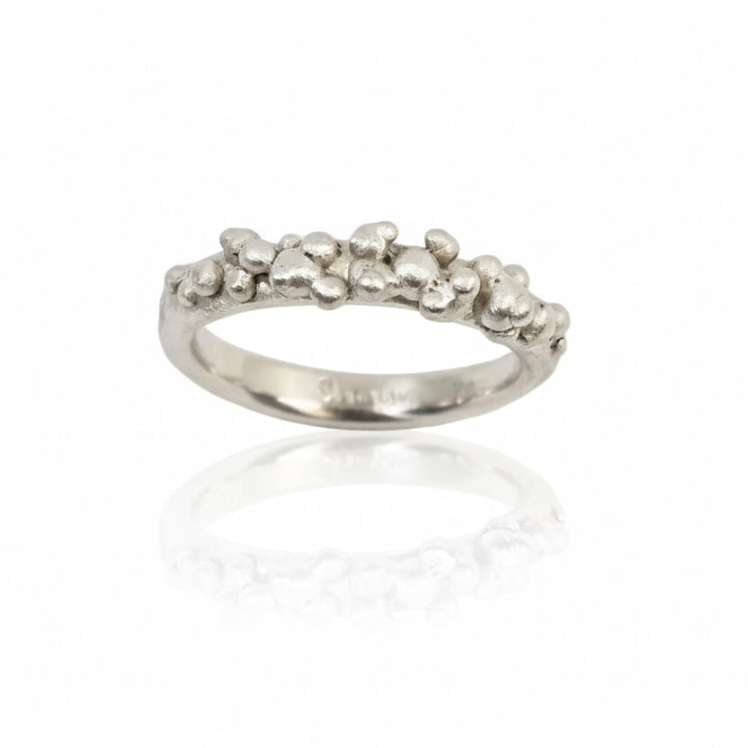 Sterling Silver Cluster Stacking Ring
