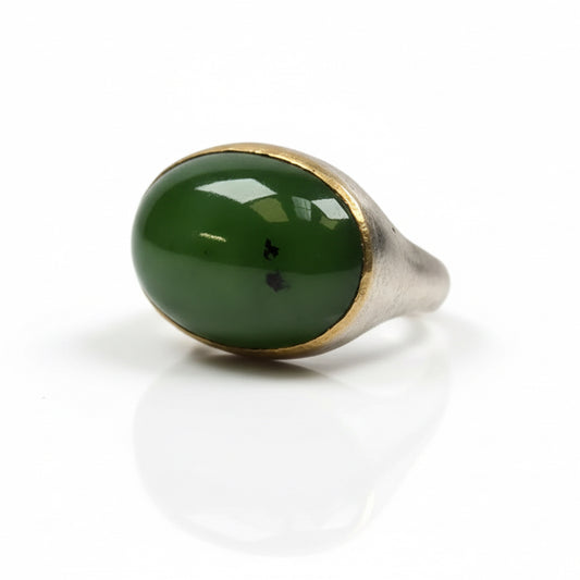 Siberian Jade Shine Ring