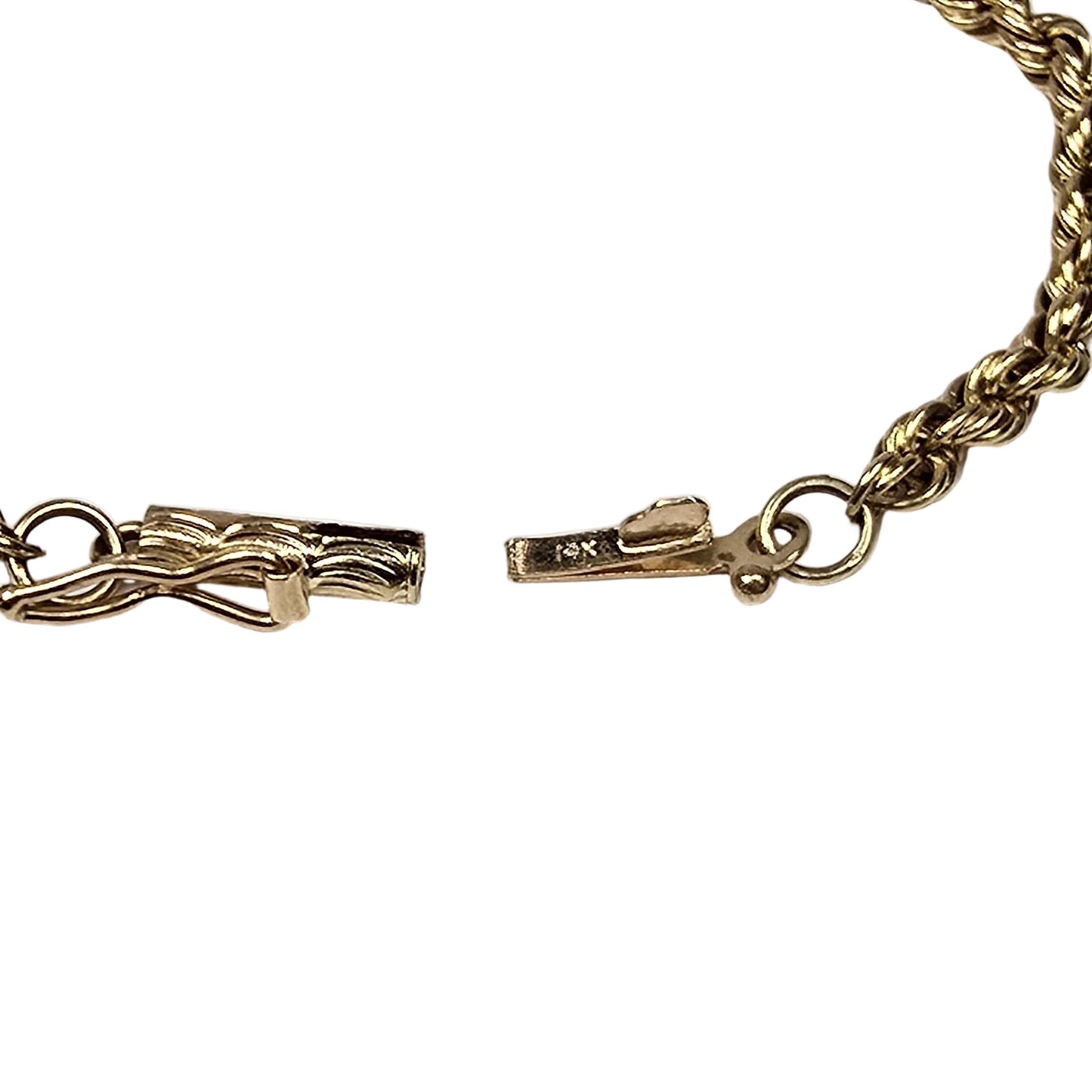 Rope Chain Bracelet - 14k Yellow Gold