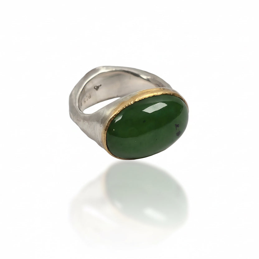 Siberian Jade Shine Ring