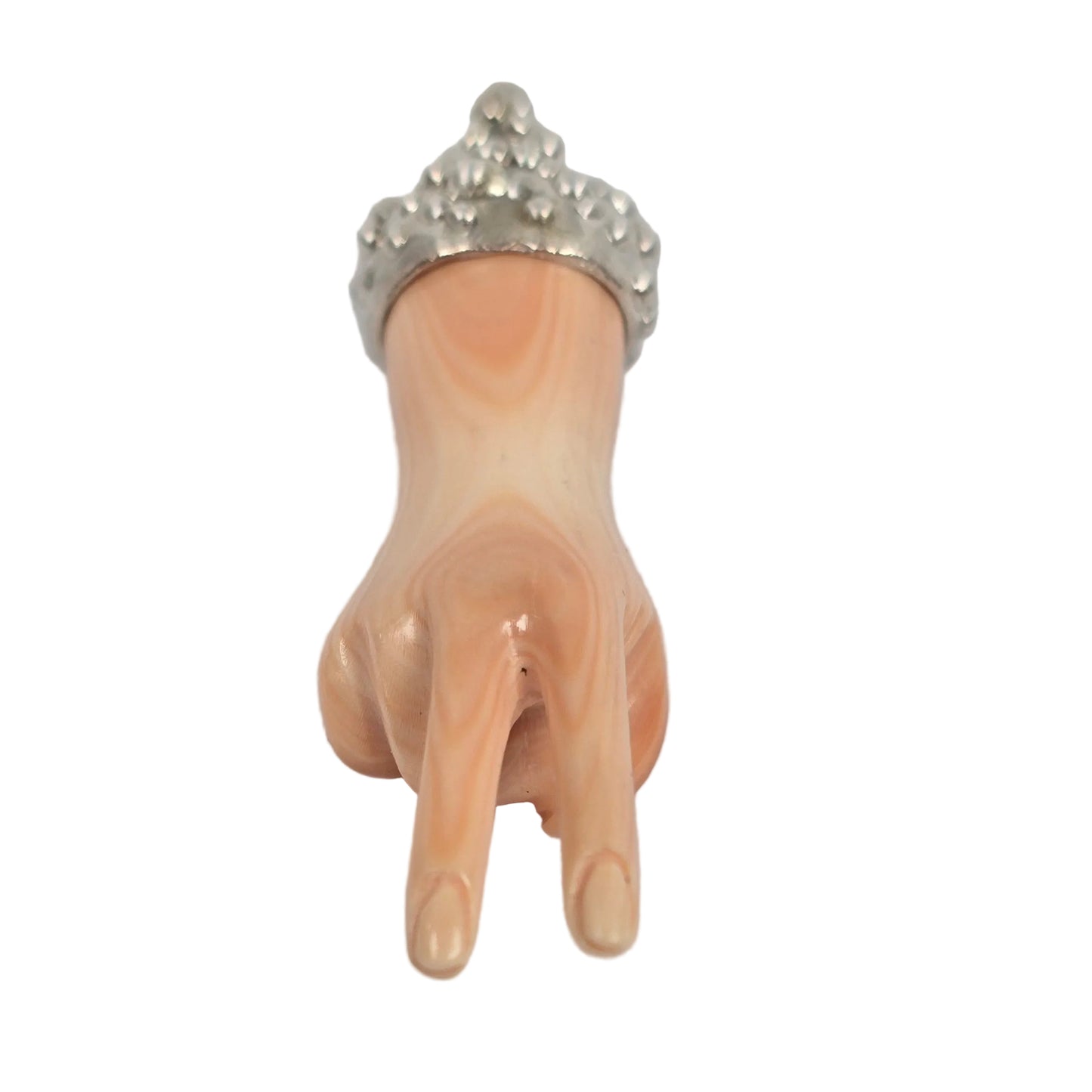 Hand Pendants - Sterling Silver with Hand-Carved Shell