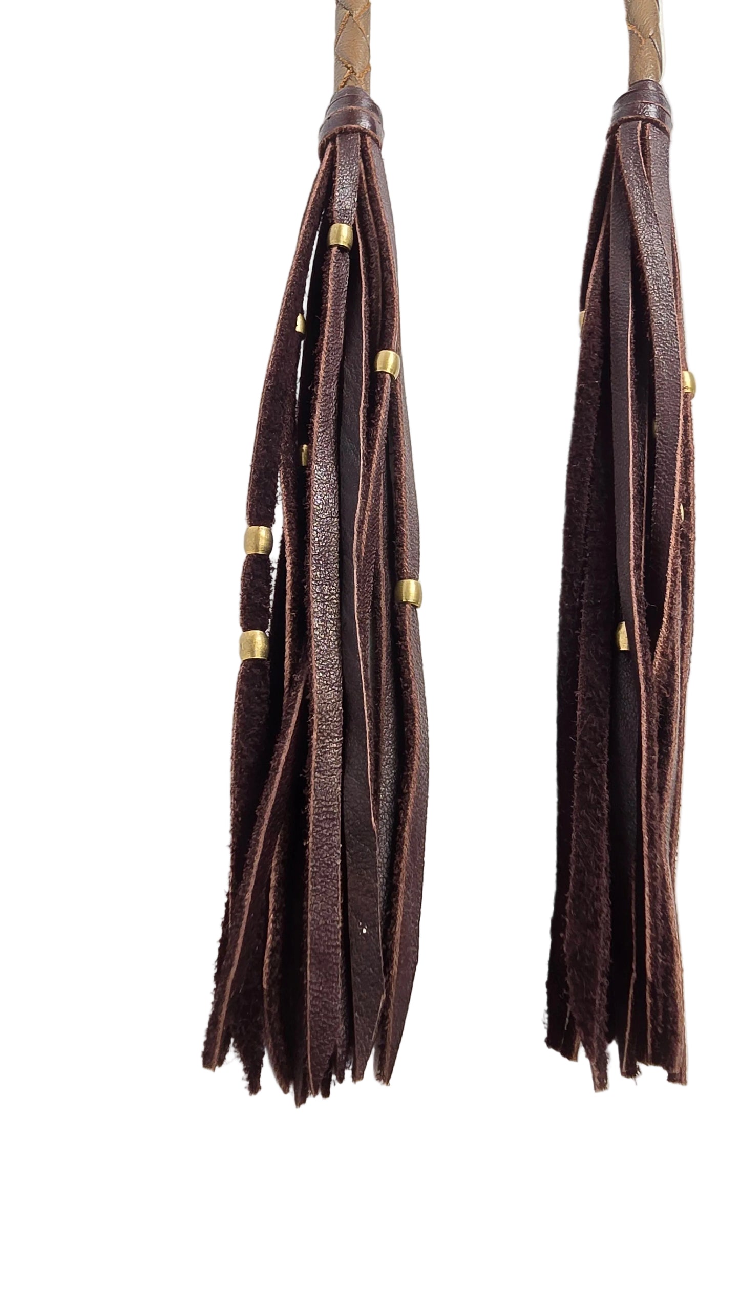 Tiger’s Eye Bolo Tie – Hand Tooled Leather