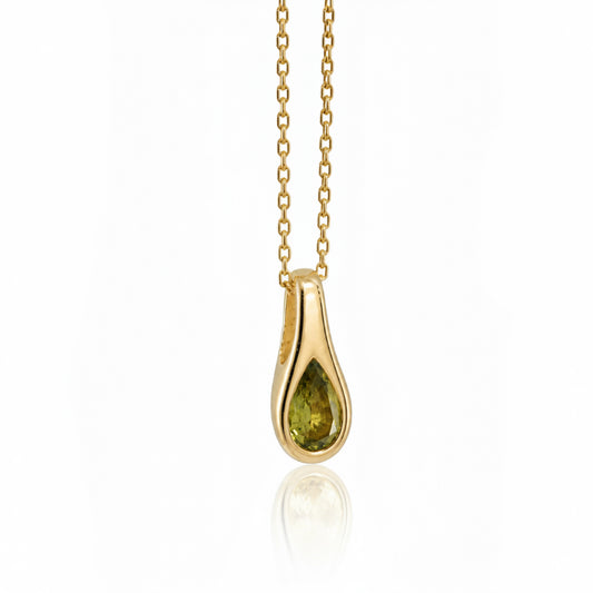 Chrysalis Sapphire Necklace - 14k Gold