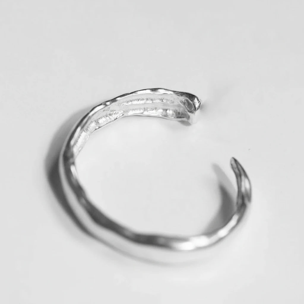 Diablo Cuff – Hand Cast Sterling Silver